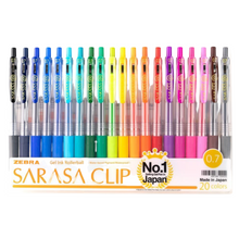 Görseli Galeri görüntüleyiciye yükleyin, Zebra Sarasa Clip 20'li Set 0.7mm