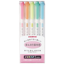 Görseli Galeri görüntüleyiciye yükleyin, Zebra Mildliner Çift Taraflı İşaretleme Kalemi