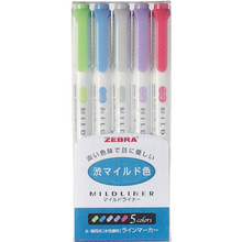 Görseli Galeri görüntüleyiciye yükleyin, Zebra Mildliner Çift Taraflı İşaretleme Kalemi