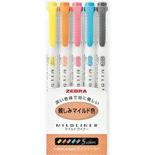 Görseli Galeri görüntüleyiciye yükleyin, Zebra Mildliner Çift Taraflı İşaretleme Kalemi