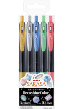 Görseli Galeri görüntüleyiciye yükleyin, Sarasa Clip Jel Kalem - Deco Shine