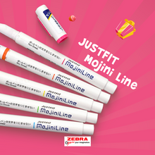 Görseli Galeri görüntüleyiciye yükleyin, Zebra JustFit MojiniLine Fosforlu Kalem