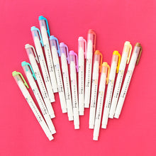 Görseli Galeri görüntüleyiciye yükleyin, Zebra Mildliner Brush Fırça Uçlu Fosforlu Kalem