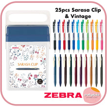 Görseli Galeri görüntüleyiciye yükleyin, Zebra Sarasa Clip Jel Kalem 25'li Kutu