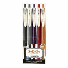 Görseli Galeri görüntüleyiciye yükleyin, Zebra Sarasa Vintage Set 0.5 mm - 5'li Set