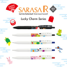 Görseli Galeri görüntüleyiciye yükleyin, Zebra Sarasa Clip Jel Kalem Lucky Charm Serisi - 5'li Set