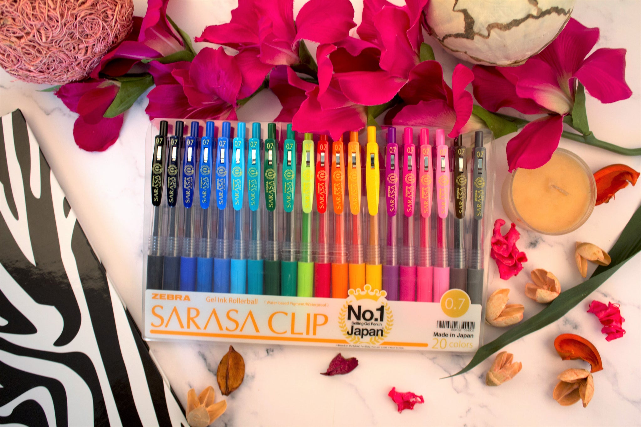 Zebra Sarasa Clip 20'li Set 0.7mm | Zebra Pen Türkiye – Zebra Pen